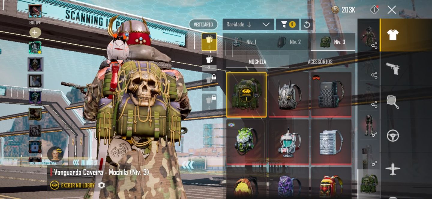 CONTA PUBG: (NEW STATE MOBILE) CONQUISTADOR S9 + McLAREN + M416 NÍV. 7