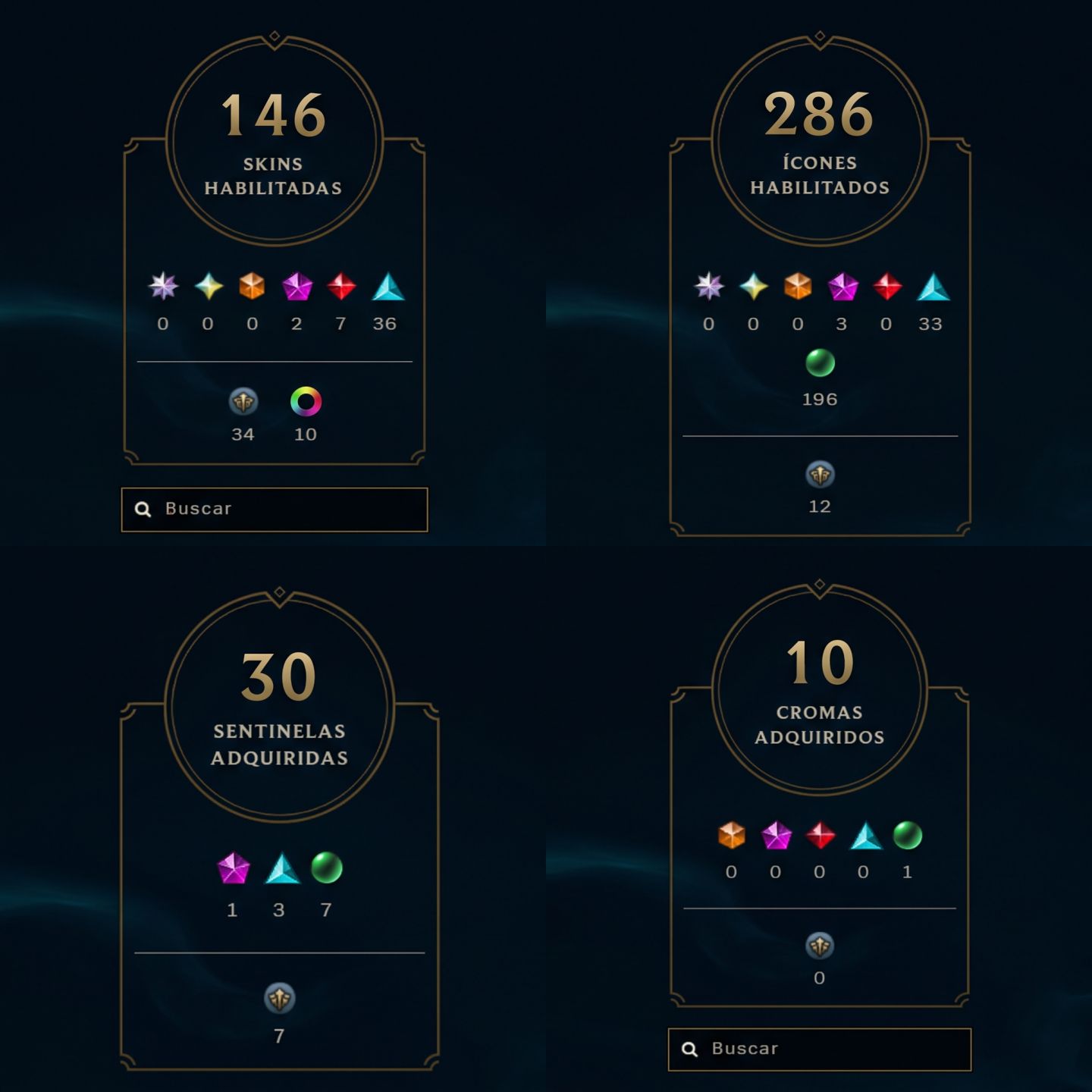 Conta League of Legends (Criada no Servidor Americado e Transferida para o Br)