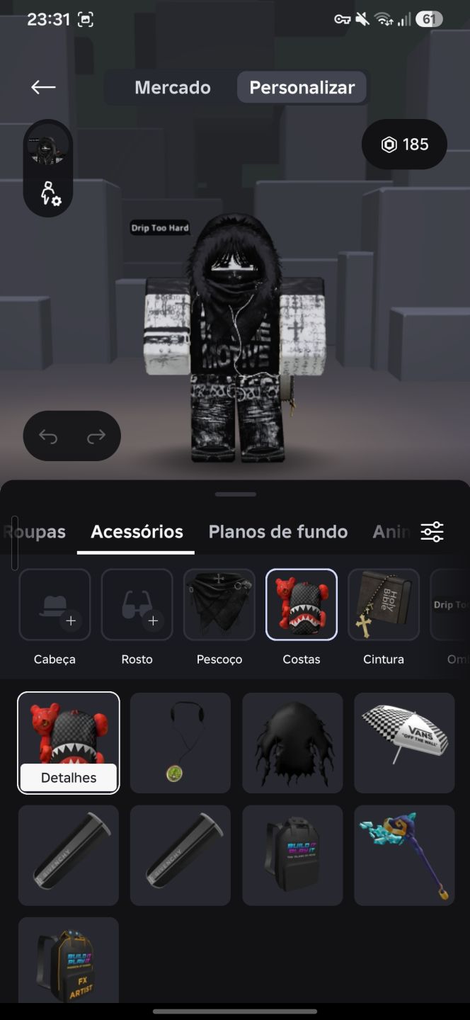 Conta Roblox muito boa 3 anos criada +1K5 de robux gastos