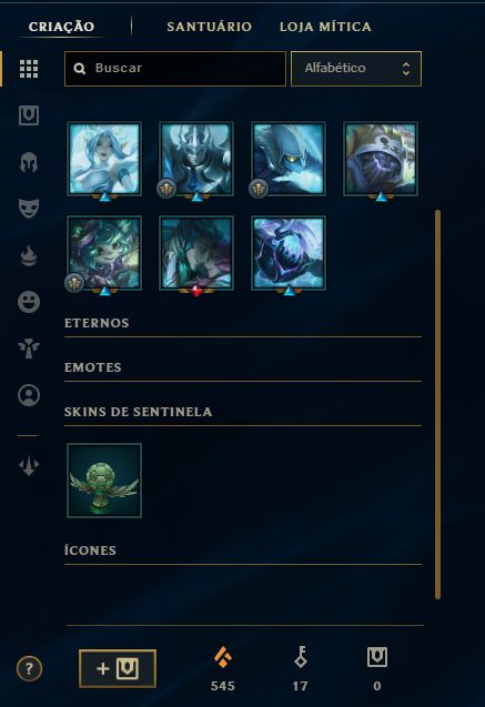 Conta Mestre 50% de Winrate +250Pdl e 240+ Skins ( +1000 Reais Gastos )