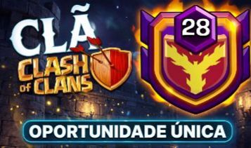 CLÃ DE CLASH OF CLANS NIVEL 28