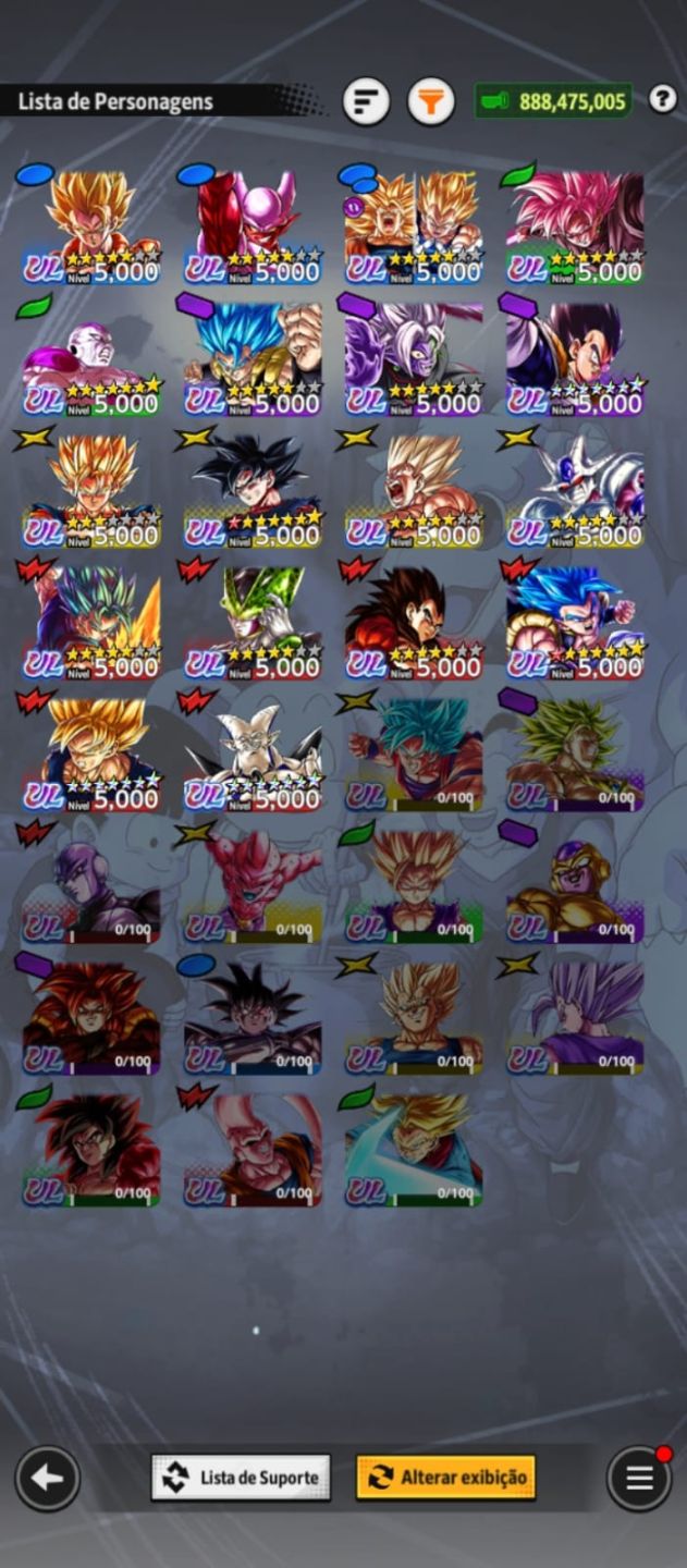 Conta end game com o Goku do mangá com os meta do jogo