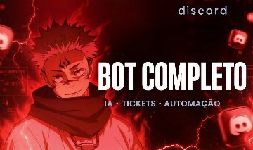 Bot Discord - IA, Tickets, Moderação, Verificação e Automação Completa