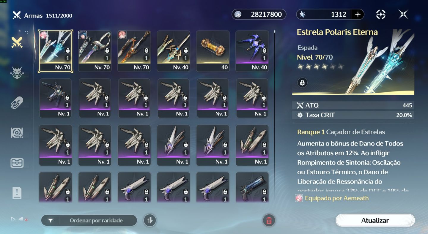 Wuthering Waves UL48-49 Time Fusion Aemeath +Brant+ Changli [ENTREGA AUTOMATICA]