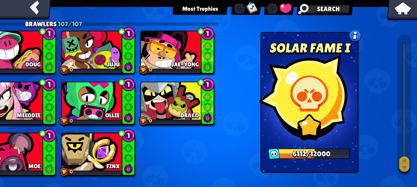 CONTA BRAWL STARS COM TODOS BRAWLERS