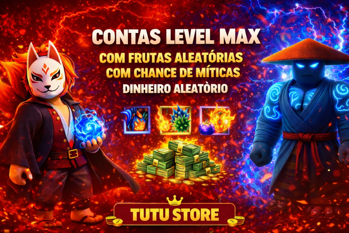 Blox fruits /TUTU STORE A MELHOR LOJA DO MERCADO