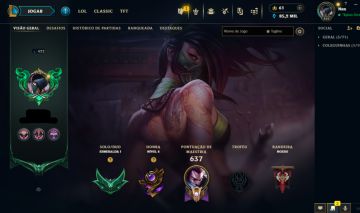 CONTA LEAGUE OF LEGENDS ESMERALDA I !!!