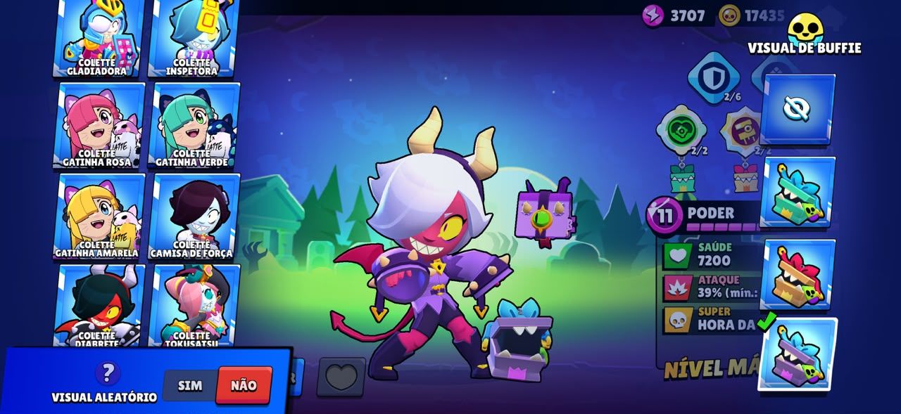Conta de Brawl Stars 124k de Troféus e Fama alienígena