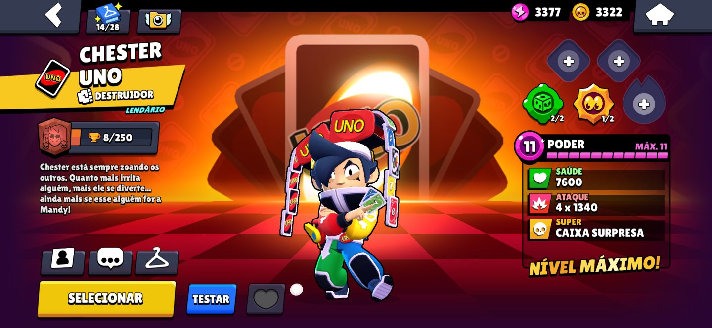 CONTA DE BRAWL STARS COM MUITAS SKINS