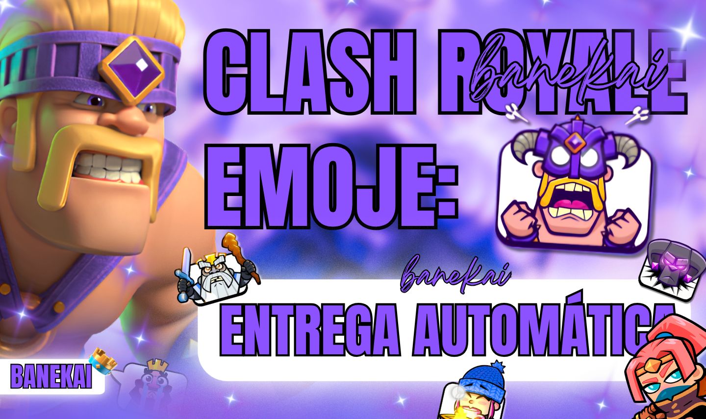 CLASH ROYALE TODOS OS EMOJES NO MOMENTO - [ENTREGA AUTOMATICA]