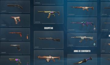 Conta de vava com 5 skins de loja e no preçinho