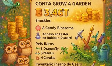 Conta trilionária Grow A garden, 8 - Roblox - Outros jogos Roblox - GGMAX