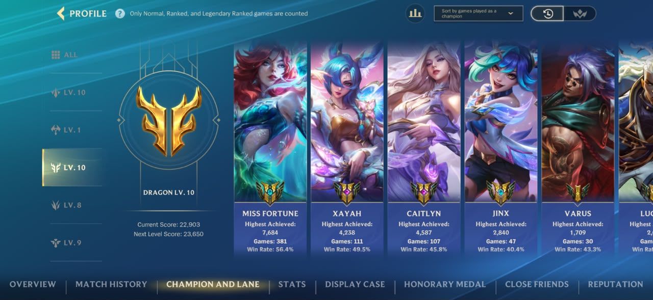 CONTA WILD RIFT 101K COLECIONADOR