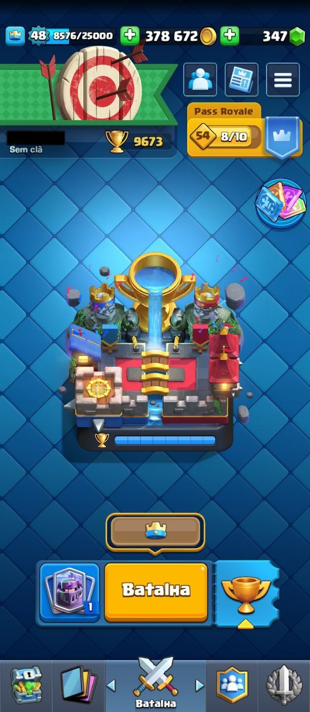 1 x Conta Clash Royale 9500 troféus