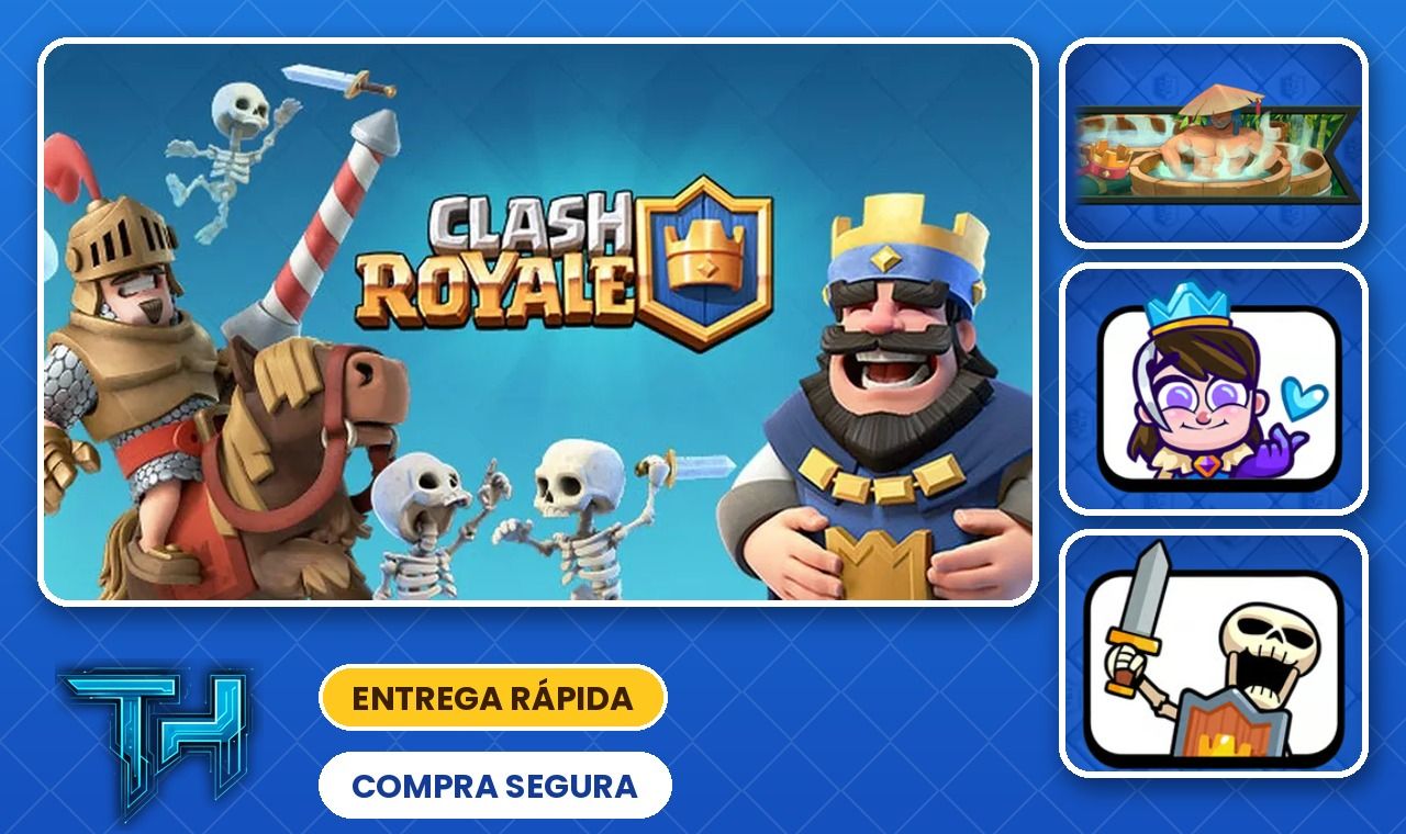 CLASH ROYALE EMOTES E BANNERS LIMITADOS