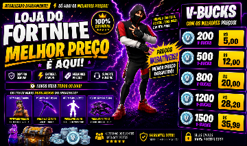 (ITENS DA LOJA) VIA PRESENTE NO FORTNITE COM O MELHOR PREÇO DO SITE!!!
