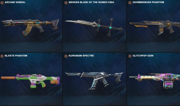 CONTA VALORANT VANDAL ARCANE FACA BROKEN BLADE + SKINS