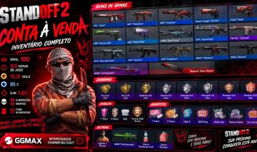 CONTA STANDOFF 2 À VENDA INVENTÁRIO RARO!