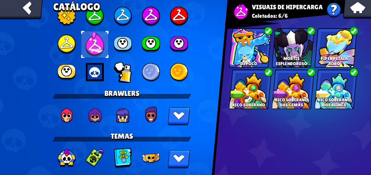 CONTA BRAWL STARS 106/106 COM 62K E MAIS DE 310 SKINS | NEGOCIO VALOR