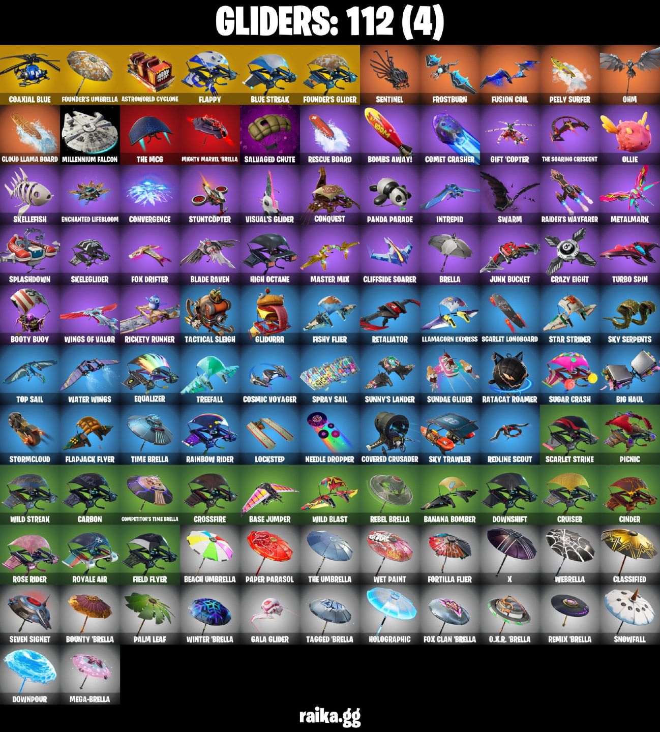 115 skins OG STW Ultimate Edition The Reaper Gold Midas Rogue Agent lara 850 VB