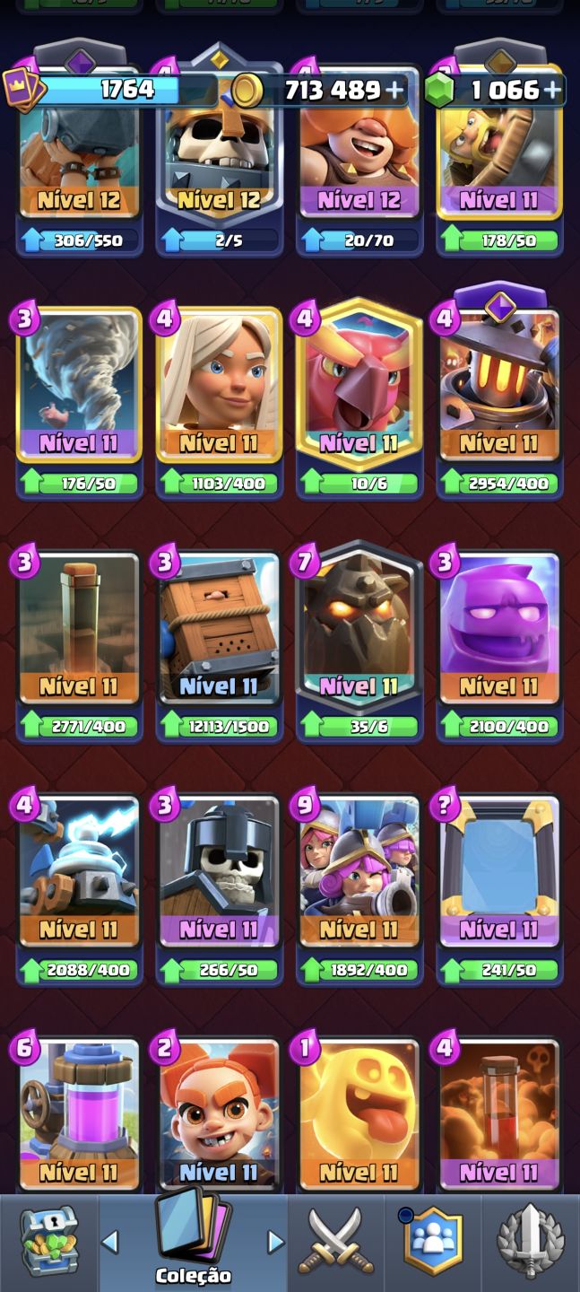 CONTA CLASH ROYALE 5 ANOS | 13K TROFÉUS | 22 EVOS | +700K OURO