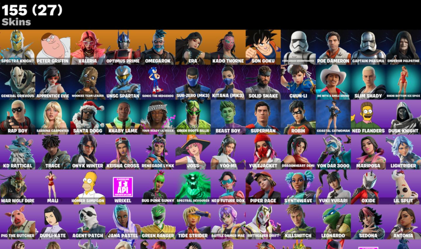 CONTA COM SKINS TRYHARD FULL ACESSO! (Billie elish verde e outros)