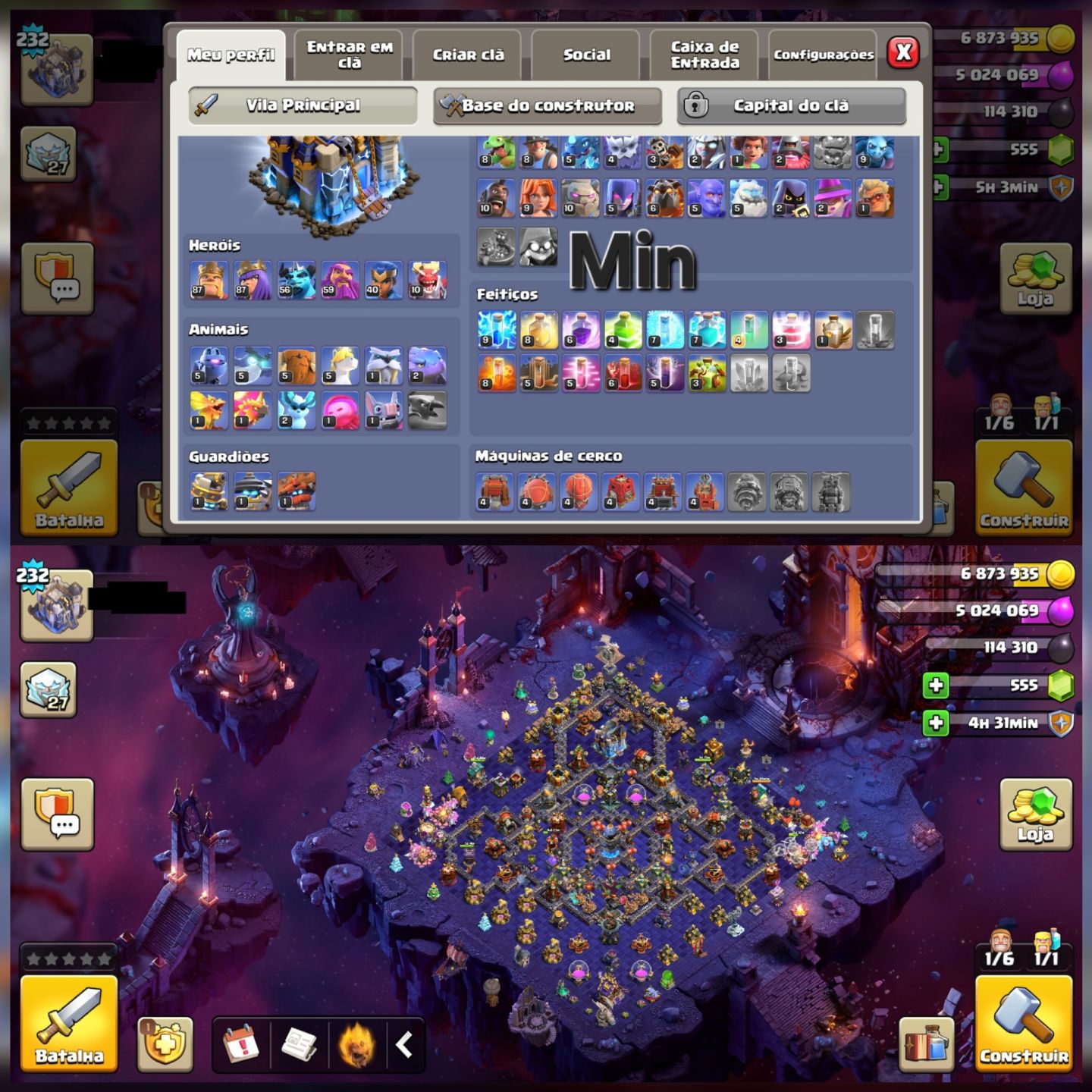 Contas Clash of Clans, CV 13 ao 18 entrego a conta no e-mail do comprador.