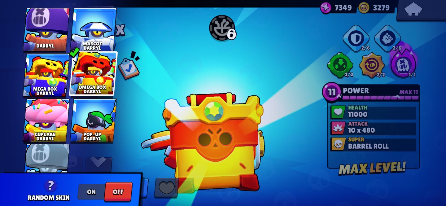 Conta valiosa no Brawl stars, desde 2021 com passes antigos