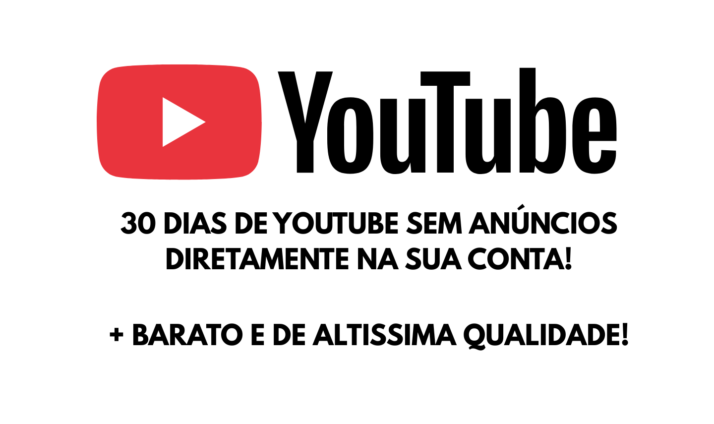 YOUTUBE PREMIUM + MUSIC 30 DIAS + BRINDES