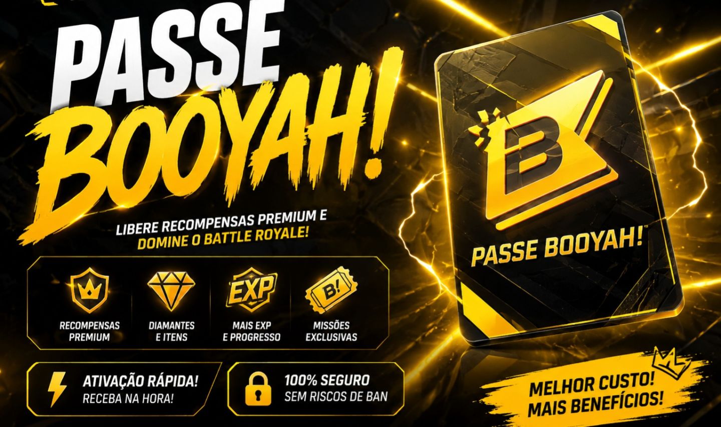 PASSE BOOYAH FF ENTREGA VIA ID PROMOÇÃO