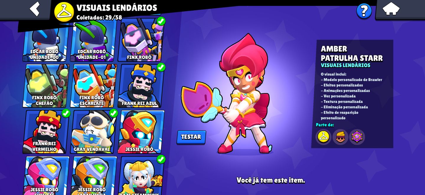 CONTA BRAWL STARS FULL COM DOIS REIS FRANKS E MESTRES 3!