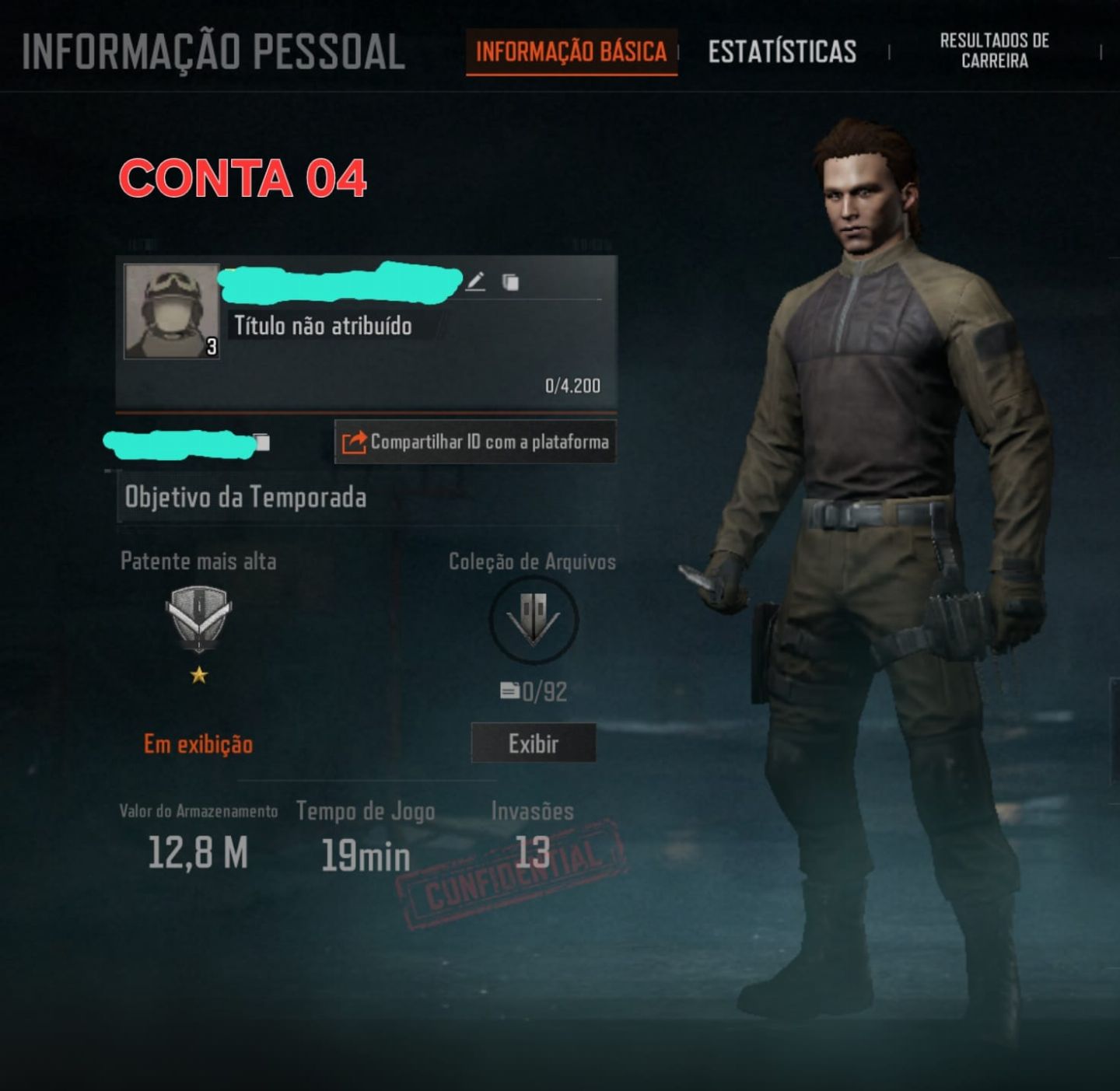 PROMOÇÃO!!! CONTAS ARENA BREAKOUT MOBILE | FULL ACESSO | 40M+ 30M+ 20M+ 10M