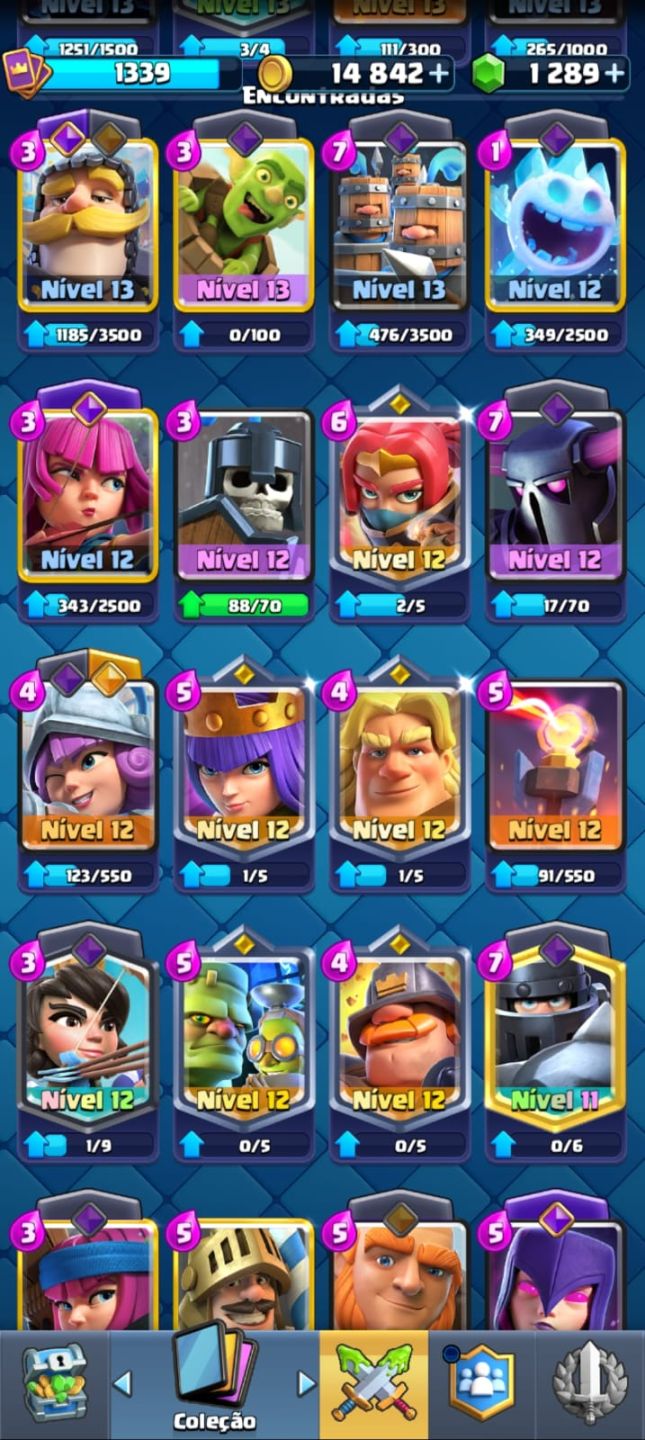 CONTA DE CLASH ROYALE 7K DE TROFÉUS