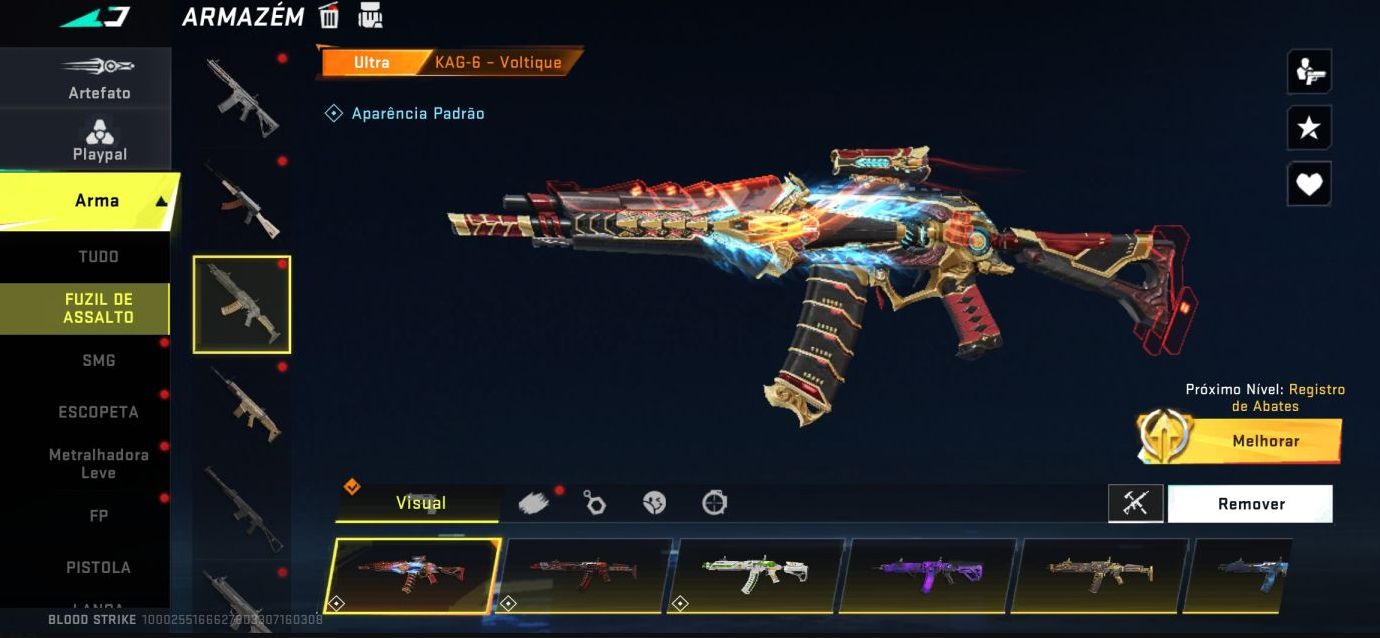 Conta blood strike com melhores skins