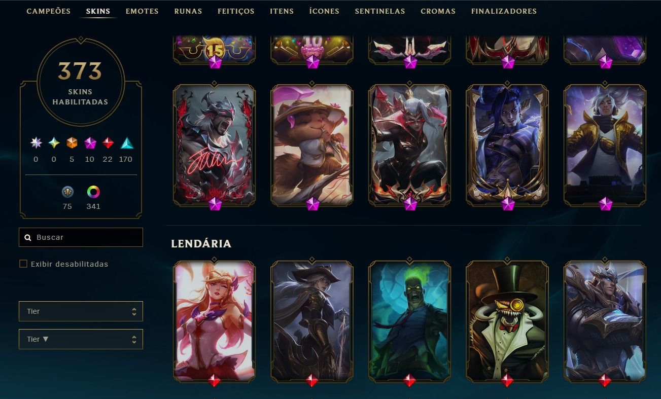 CONTA LEAGUE OF LEGENDS LEVEL 700+ | 10 SKINS MITICAS / FULL ACESSO + ESSENCIA
