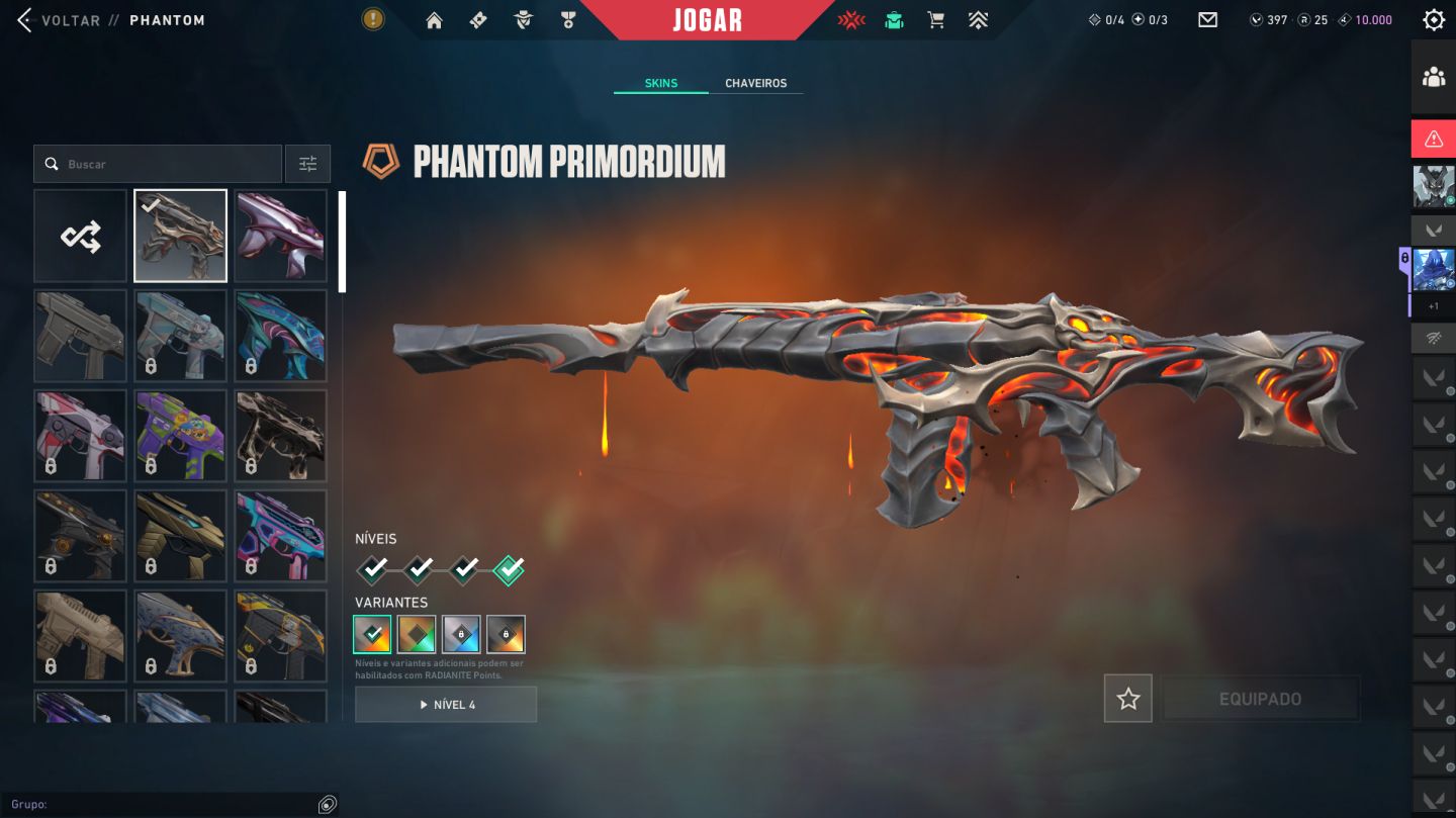 CONTA VALORANT PERMANENTE | SKINS DE ARMAS + FACAS