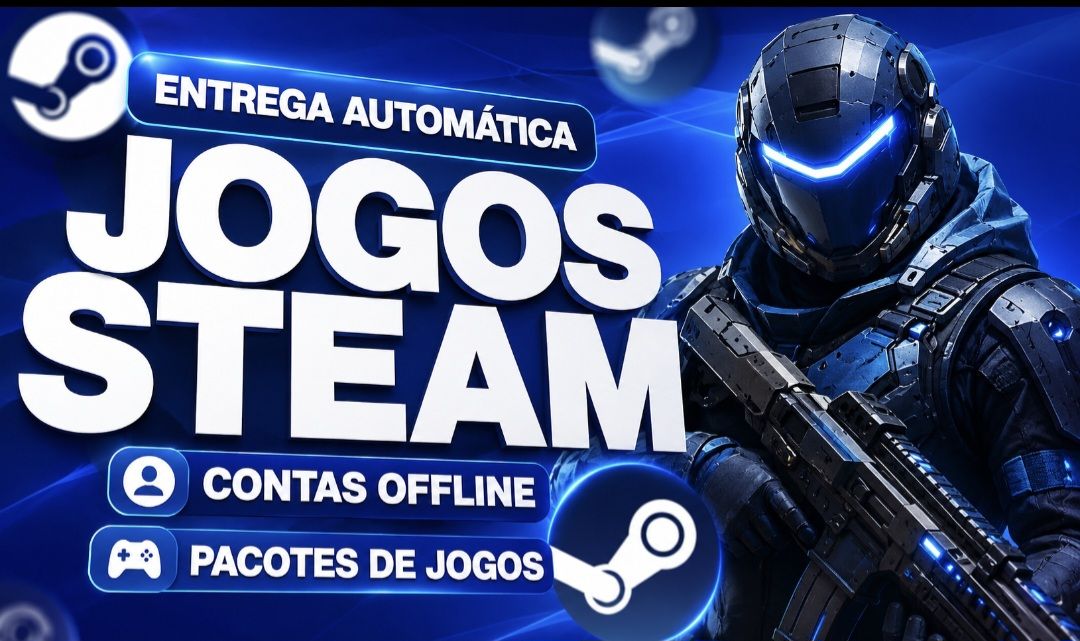 CONTAS DA STEAM - JOGOS DA ATUALIDADE NA STEAM - OFFLINE (ENTREGA AUTOMATICA)
