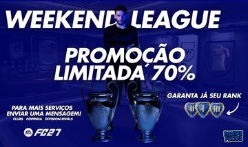 RANK 1 NA WL FUT CHAMPIONS, PROMOÇÃO 75%, EA FC27!