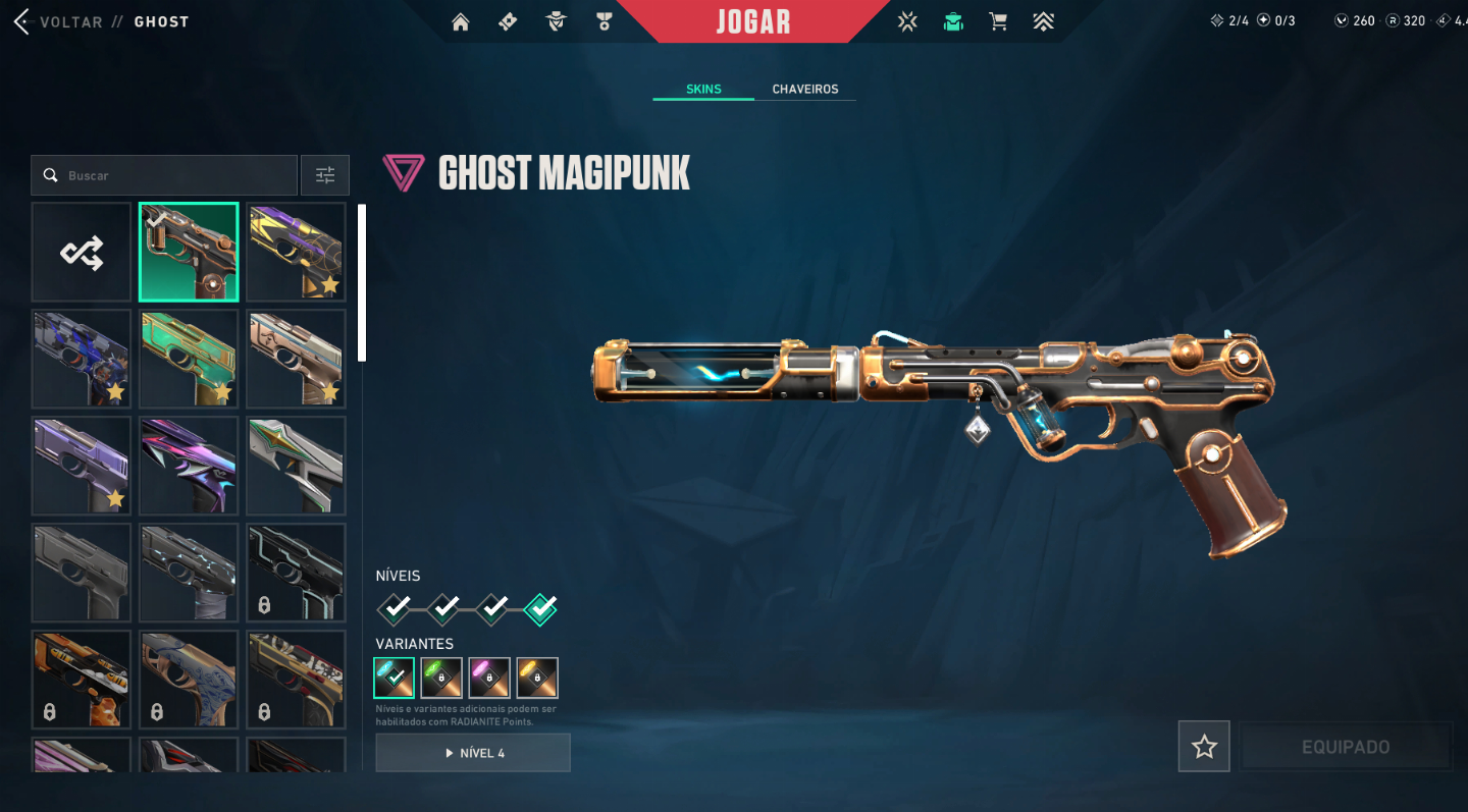 CONTA VALORANT COM SKINS (DIAMANTE 2) JA PEGOU ASCENDENTE 2