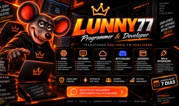 Criação de Sites, Sistemas, SaaS, Bots e APIs