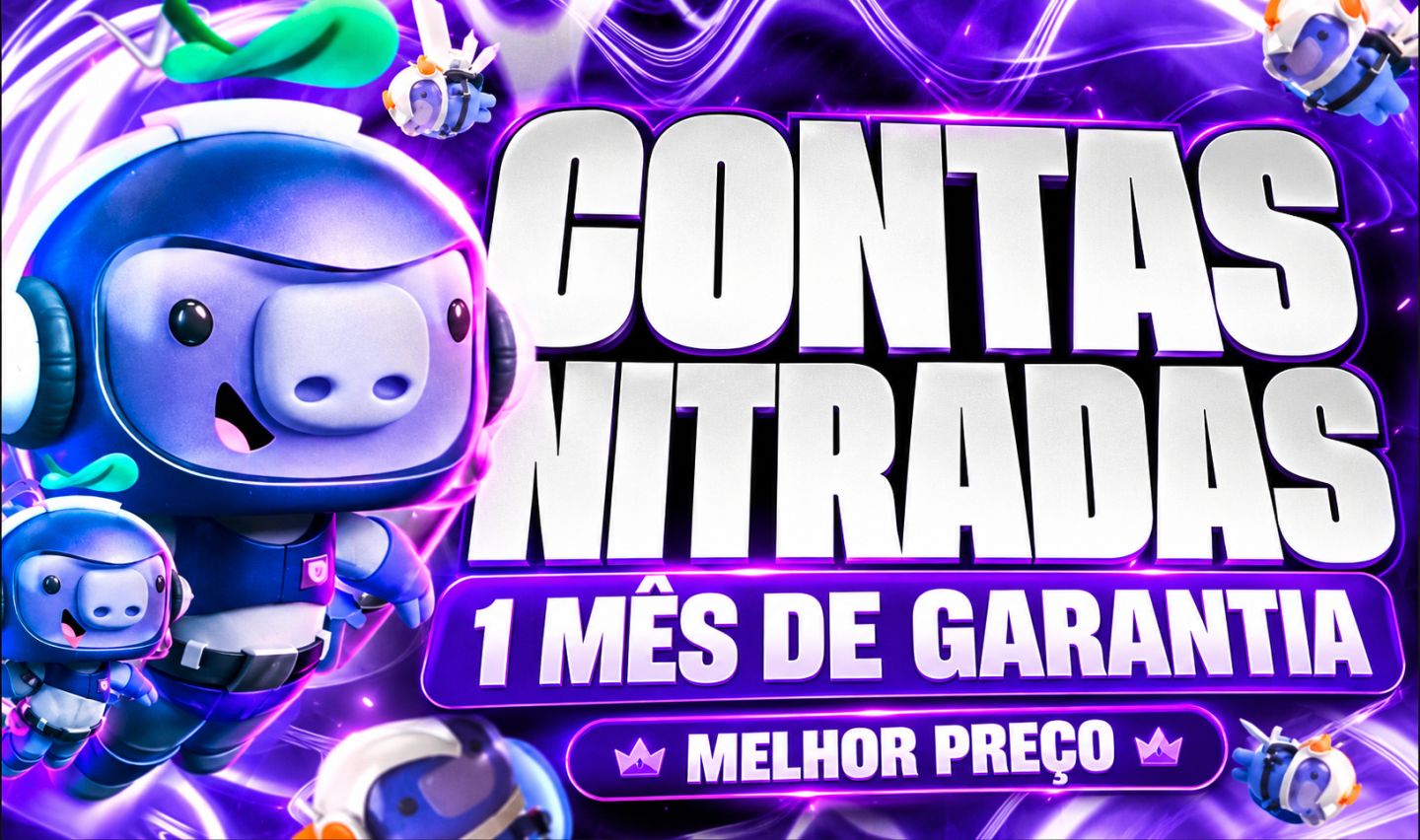 CONTAS NITRADAS DISCORD | 30 DIAS DE GARANTIA [ FULL ACESSO]