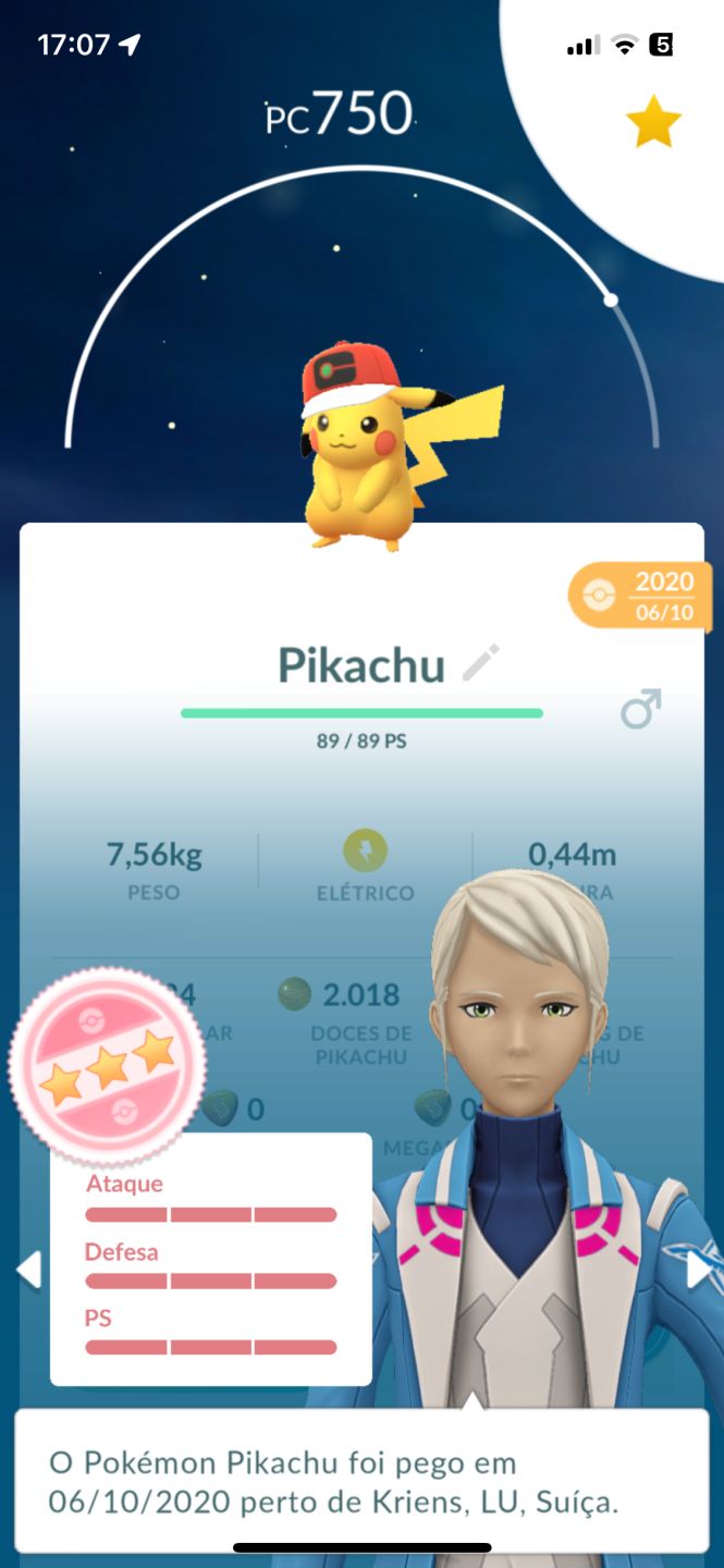 CONTA POKÉMON GO - OG 2018