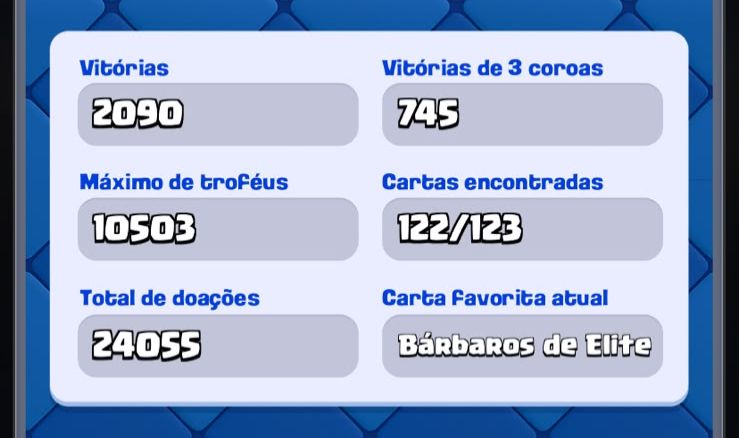 CONTA CLASH ROYALE NÍVEL 15, COM 10.500 TROFÉUS, ARENA 26