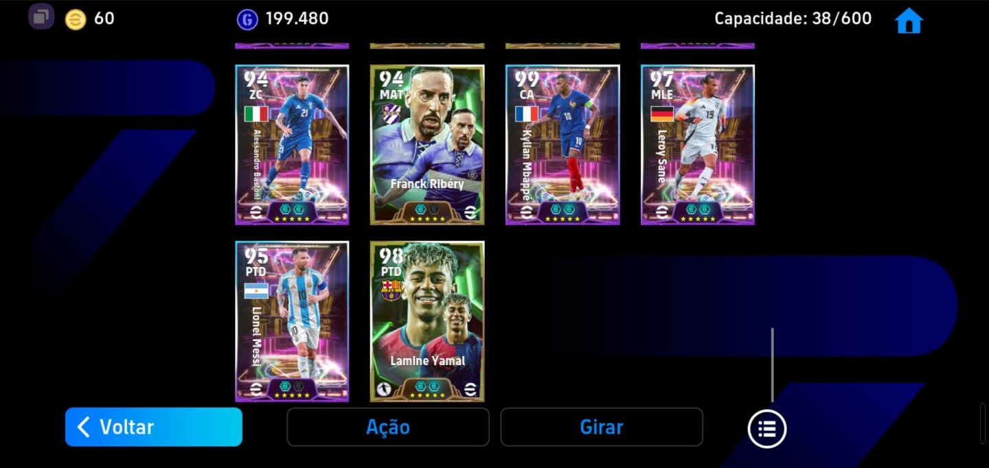 CONTA DE EFOOTBALL COM MAIS DE 3200 DE FORÇA COLETIVA