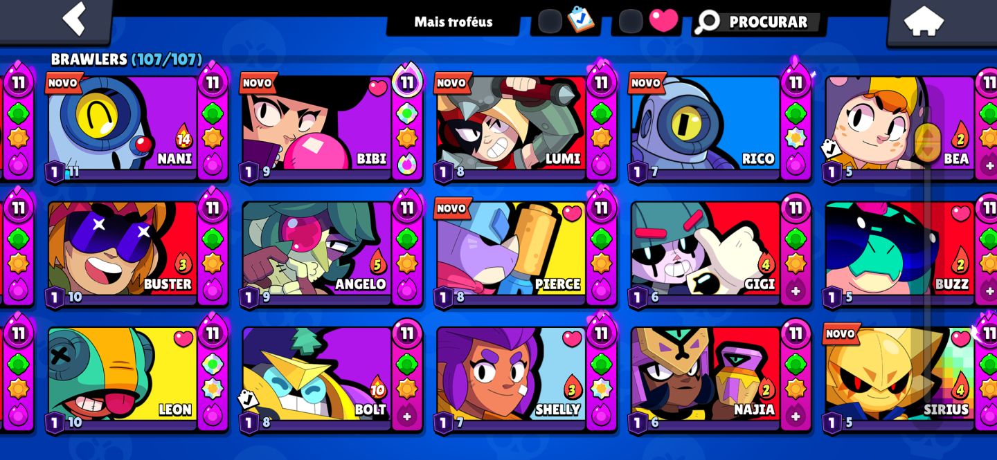 A melhor conta de Brawl stars