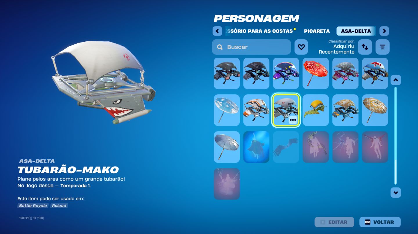 Conta OG Fortnite: Black Knight, Cap 1 S2-S7 Full, Minty + Leviatã,