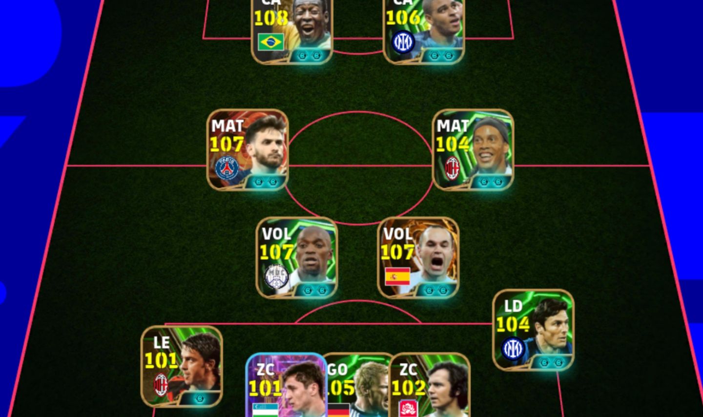 CONTA 3247+DE FORÇA , KVARATSKHELIA BIG TIME , SUÁREZ 106, INIESTA BIG, PELÉ ETC