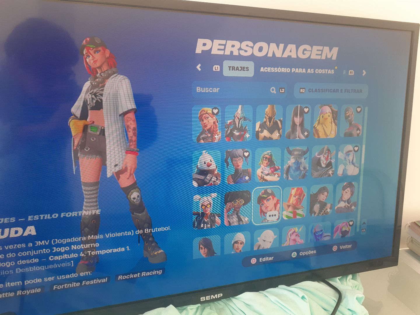 Conta braba de fortnite