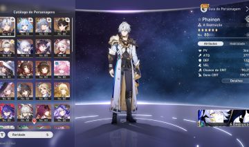 Conta Honkai Star Rail lvl 70