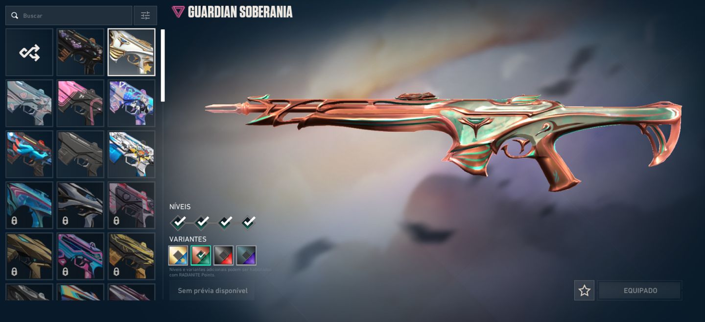 Conta VALORANT UNICO DONO DESDE A CRIACAO. R$1521,70 em skins - FULL TRANSFER